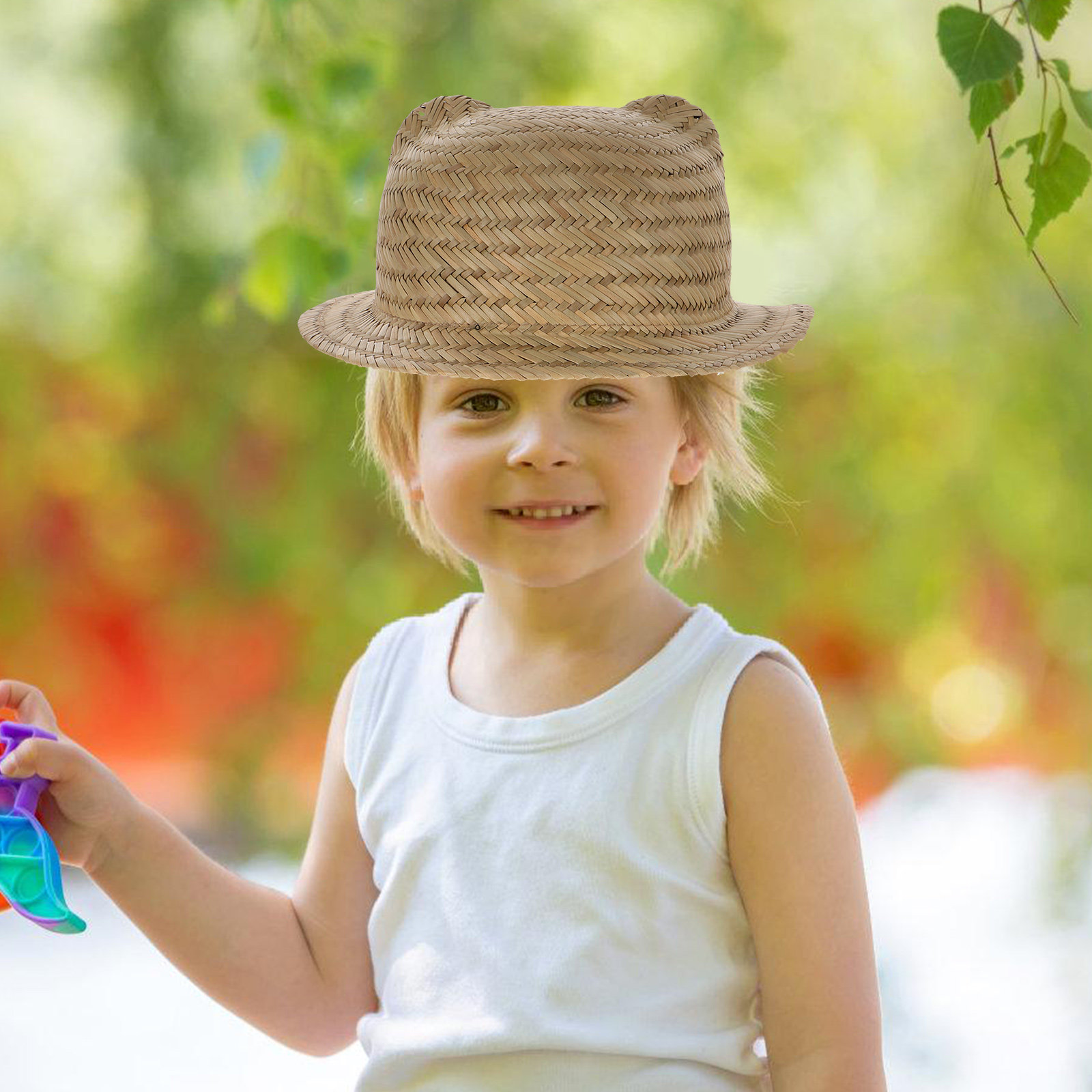 Sun Hat Wide Brim - Chapéu de Sol Infantil com Aba