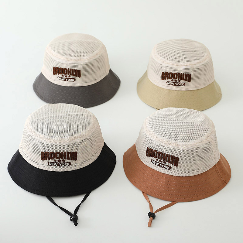 Bucket Hat Cotton - Chapéu de Sol Infantil com Letras