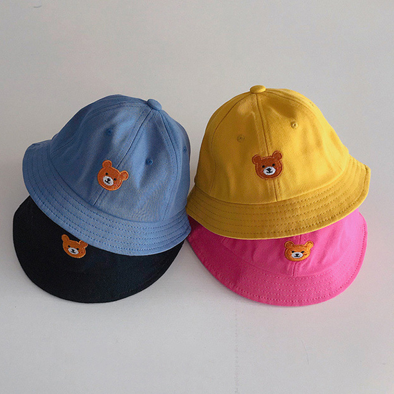 Bucket Hat Cotton - Novo bebê balde chapéu dos desenhos