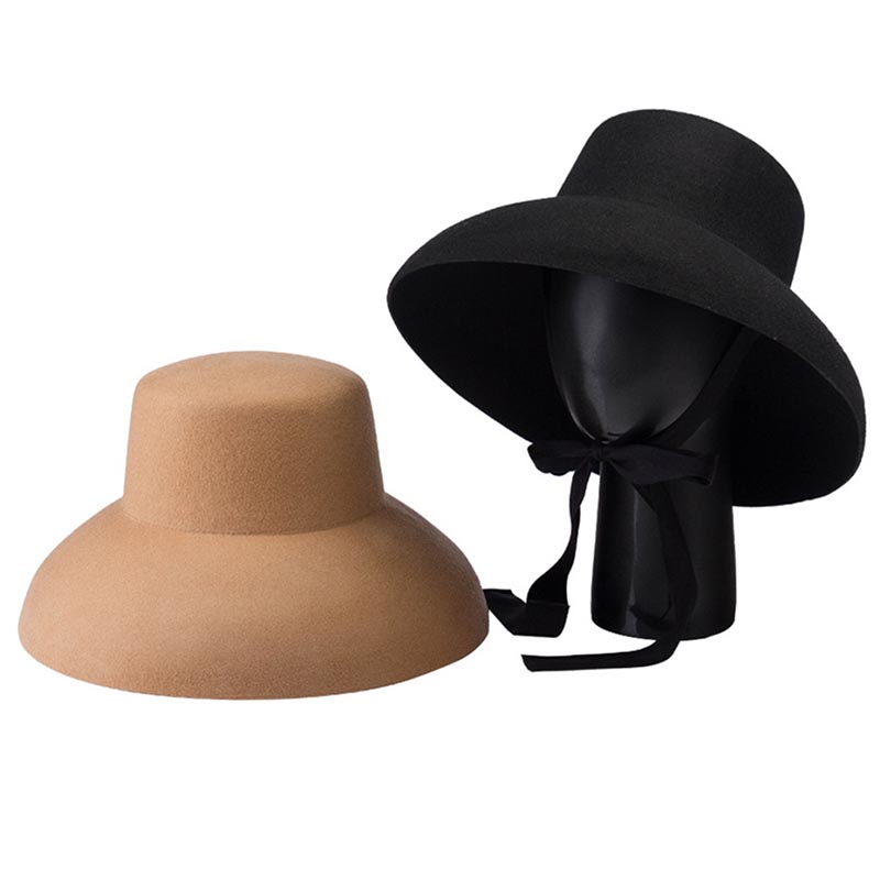 Estilo retro chapéu de lã pura - Fedora Hat Wool avaliação e preço