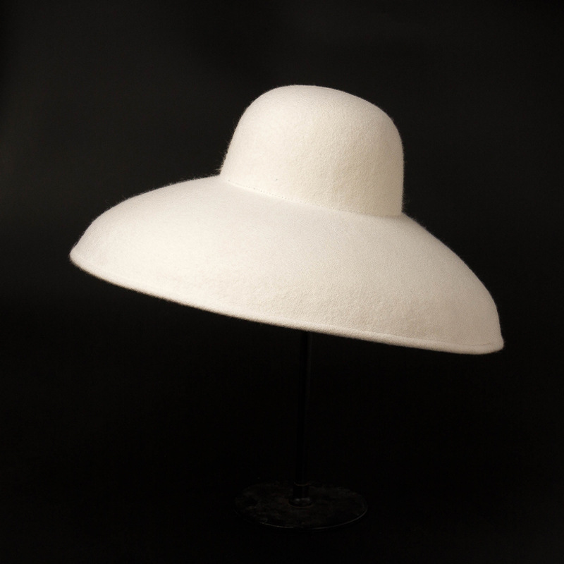Chapéu clássico de lã com aba  - Fedora Hat Wool avaliação e preço