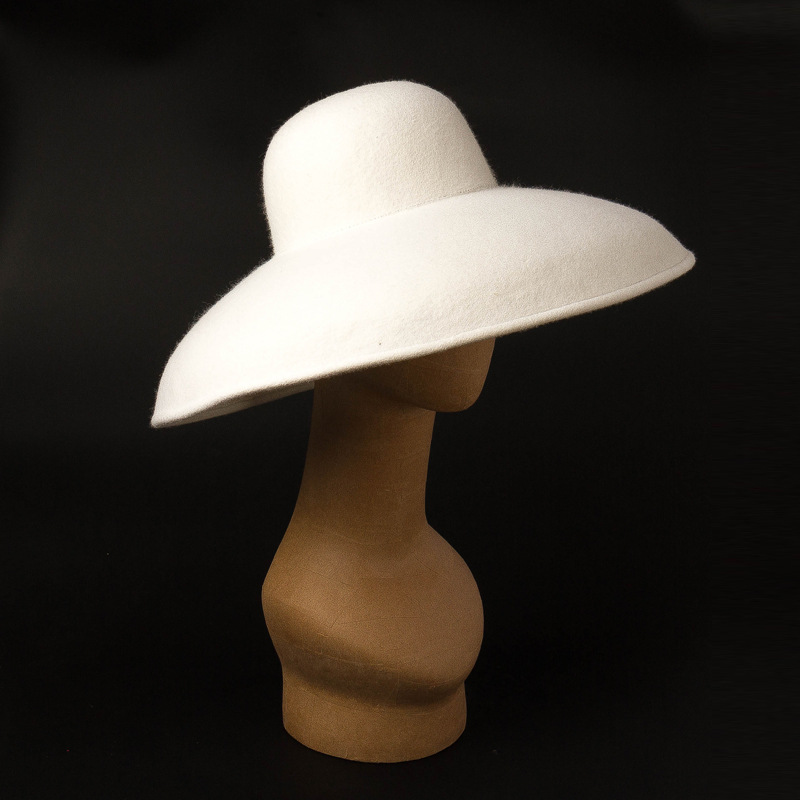 Chapéu clássico de lã com aba  - Fedora Hat Wool avaliação e preço