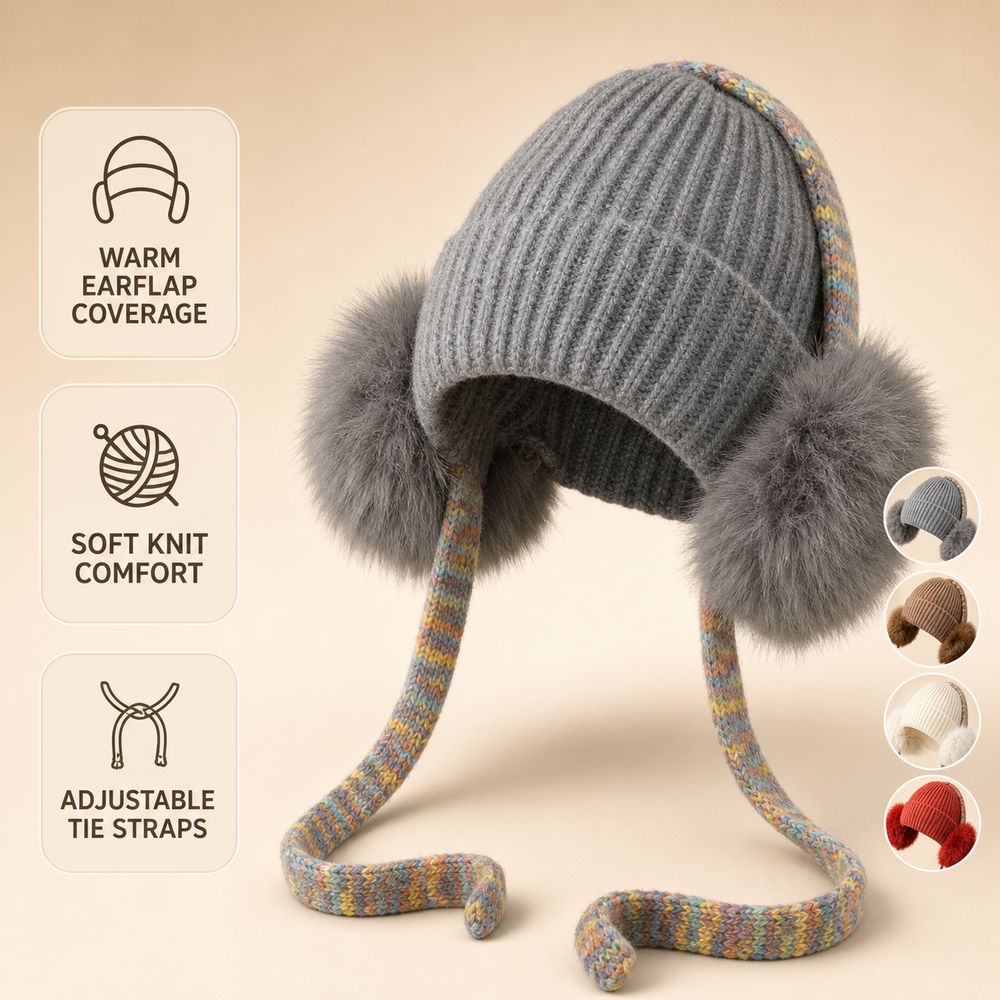 Gorro de Malha Diário com Abas - Beanie Cuffed Knit avaliação e preço