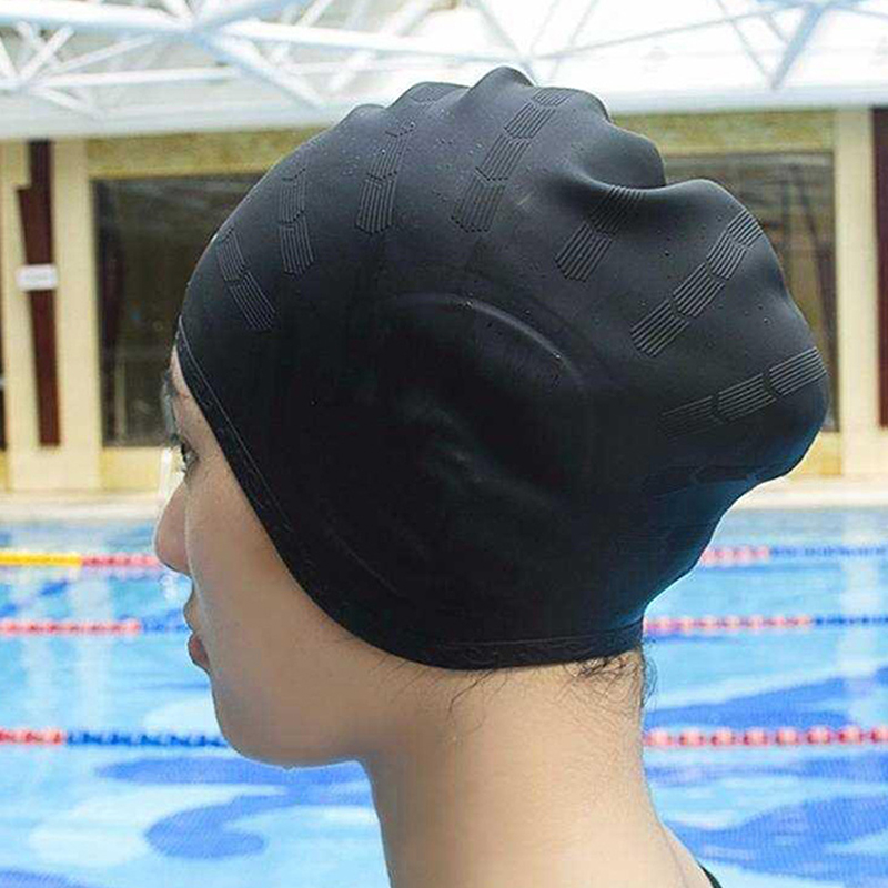 Novo【Touca de Natação para Adu - Swim Hat Silicone avaliação e preço