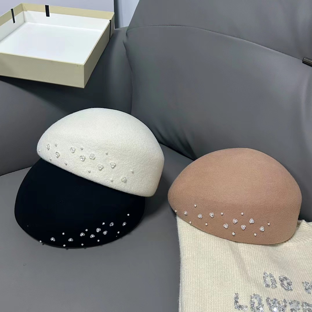 Boina britânica de lã feminina - Beret French Wool avaliação e preço