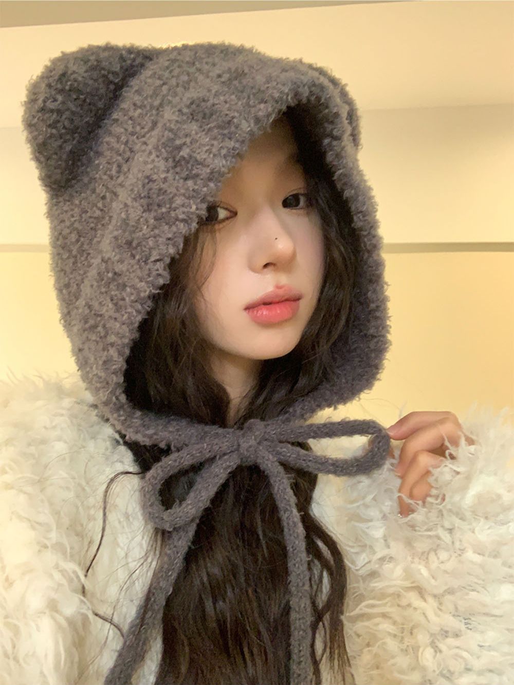Novo lambhair inverno harajuku - Winter Trapper Hat avaliação e preço