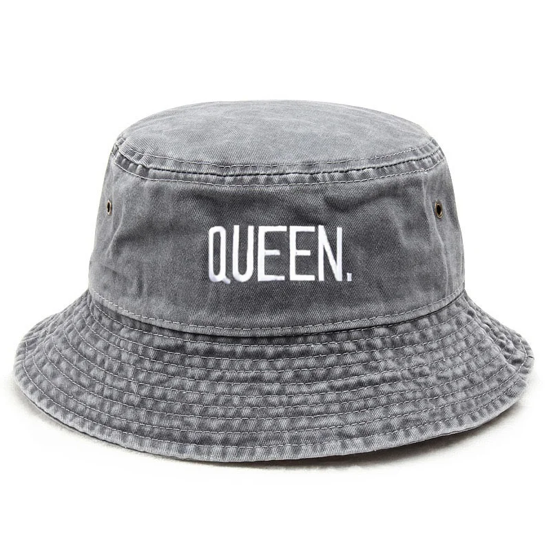 Personalizar rainha lavado vin - Bucket Hat Cotton avaliação e preço