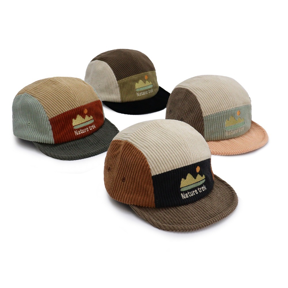 Boné de 5 Painéis com Aba Curt - Corduroy Cap 5 Panel avaliação e preço