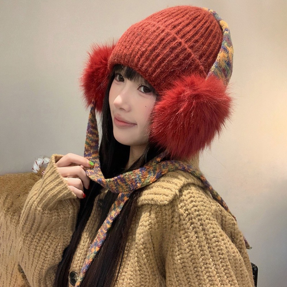 Gorro Retrô de Tricô com Abas  - Beanie Cuffed Knit avaliação e preço
