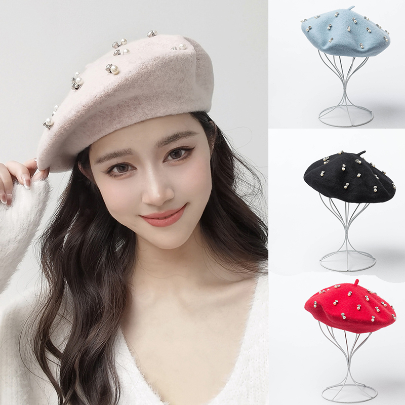 Boina de Lã Elegante para o In - Beret French Wool avaliação e preço