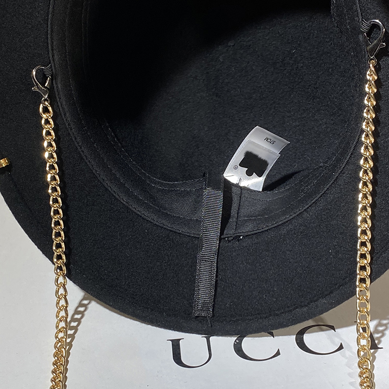 Uspop novos chapéus de inverno - Fedora Hat Wool avaliação e preço