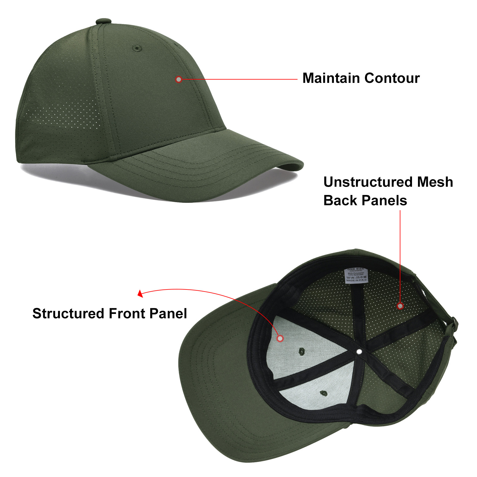 Boné Clássico Unissex Ajustáve - Golf Cap Dad avaliação e preço