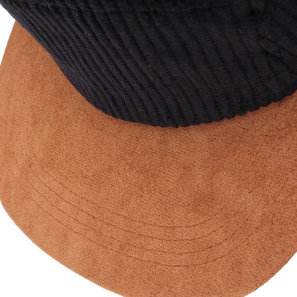 Boné Casual Retrô de Aba Reta  - Corduroy Cap 5 Panel avaliação e preço