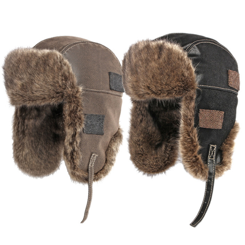 Ht4098 chapéu russo grosso de  - Winter Trapper Hat avaliação e preço