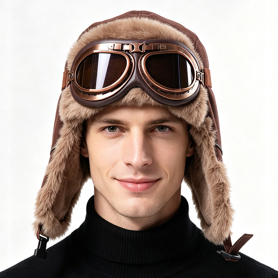 Chapéu de Aviador Vintage com  - Winter Trapper Hat avaliação e preço